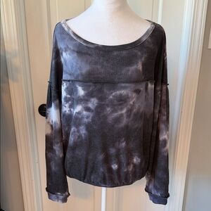 Stylish Tie-Dye Long Sleeve Sweatshirt